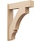Ekena Millwork 7 1/2-in W x 30-in D x 38-in H Balboa Block Rough Cedar Woodgrain TimberThane Outlooker, Primed Tan OUTUR075X30X38BOA44RCPR - alternate 1